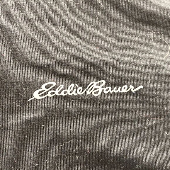 Eddie Bauer Mens T-Shirt Large Short Sleeve V-Neck Casual Tee Neutral Black - Picture 4 of 7